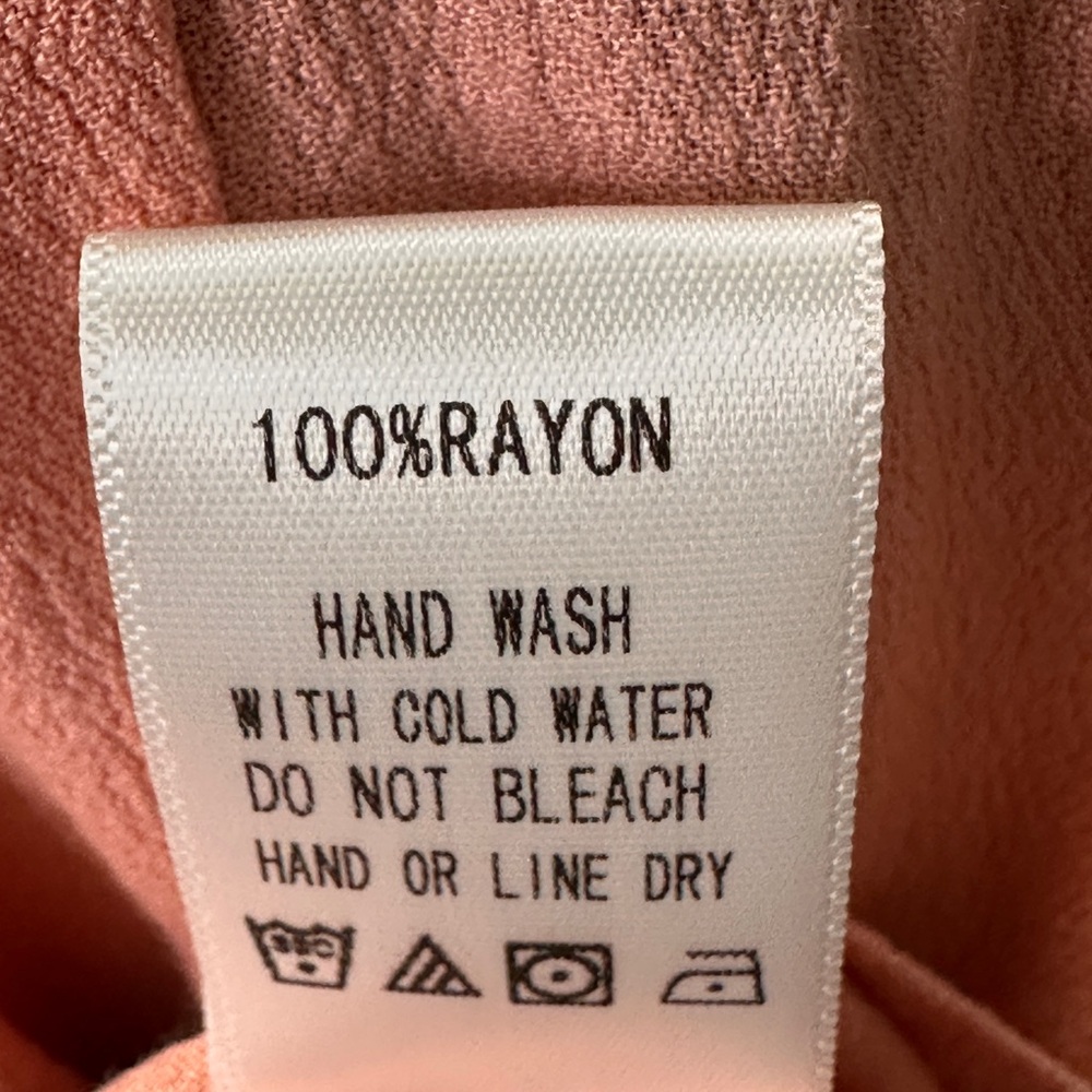 143 Story by Line Up Pink Boho Tassel Tie Top – 3X - Picture 4 of 6